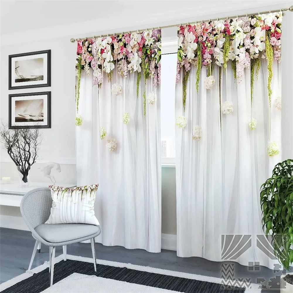 3D Print Spring Wedding Rose Pink Red Flower Modern 2 Pieces Thin Window Curtain for Bedroom Living Room Home Decor
3D Print Spring Wedding Rose Pink Red Flower Modern 2 Pieces Thin Window Curtain for Bedroom Living Room Home Decor