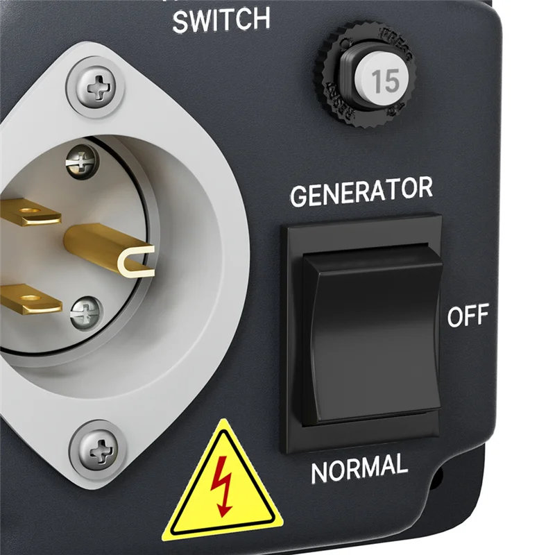 AV36-Generator Transfer Switch Weatherproof Transfer Switch Pre-Wired With Circuit Breaker For RV, 15A 125V US Plug, 2 PCS
AV36-Generator Transfer Switch Weatherproof Transfer Switch Pre-Wired With Circuit Breaker For RV, 15A 125V US Plug, 2 PCS