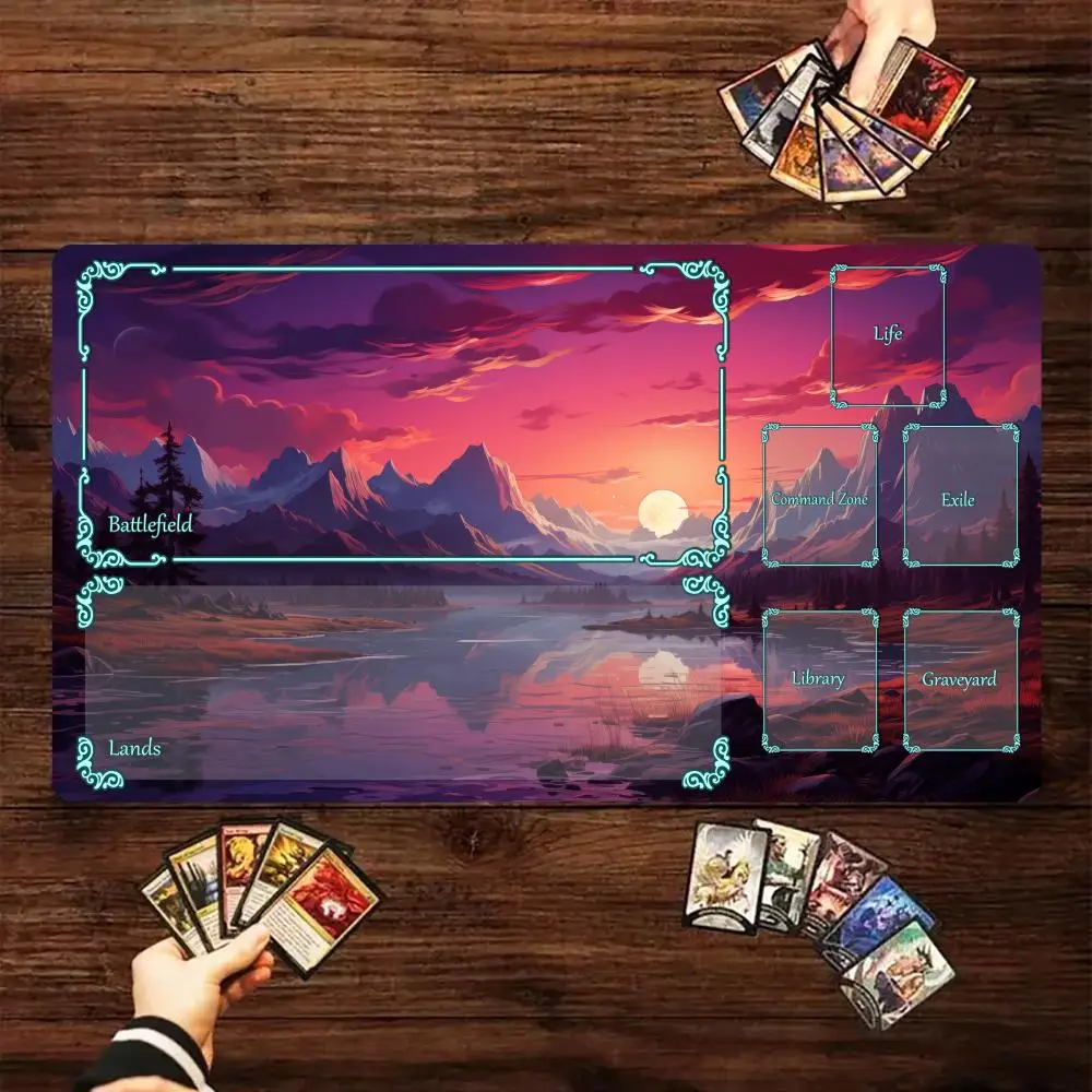 Magic card playmat with zone Natural landscape design mtg Playmat Desk Mat gamer expansion gaming mouse pad office desk mat
Magic card playmat with zone Natural landscape design mtg Playmat Desk Mat gamer expansion gaming mouse pad office desk mat