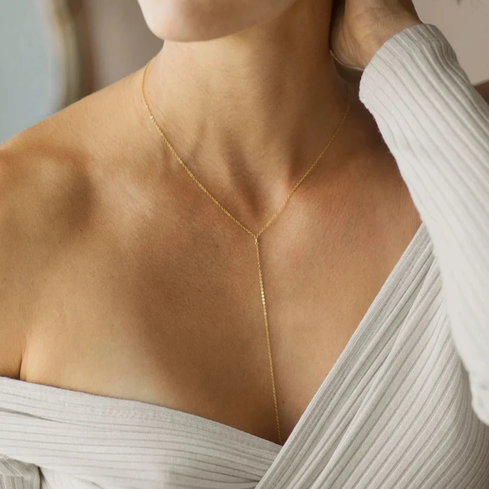 Necklace 14K Gold Filled Handmade Choker Y-Shape Pendants Boho Collars Jewelry for Women Party Birthday Daily Gifts
Necklace 14K Gold Filled Handmade Choker Y-Shape Pendants Boho Collars Jewelry for Women Party Birthday Daily Gifts