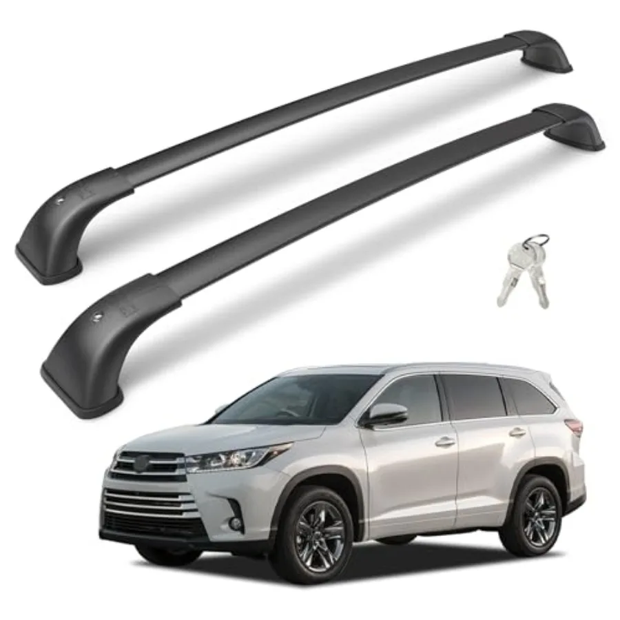 260lbs Roof Rack Cross Bars Compatible with Highlander 2014-2019 XLE Limited SE LE Plus LE Lockable Aluminum Heavy Duty Anti-T
260lbs Roof Rack Cross Bars Compatible with Highlander 2014-2019 XLE Limited SE LE Plus LE Lockable Aluminum Heavy Duty Anti-T