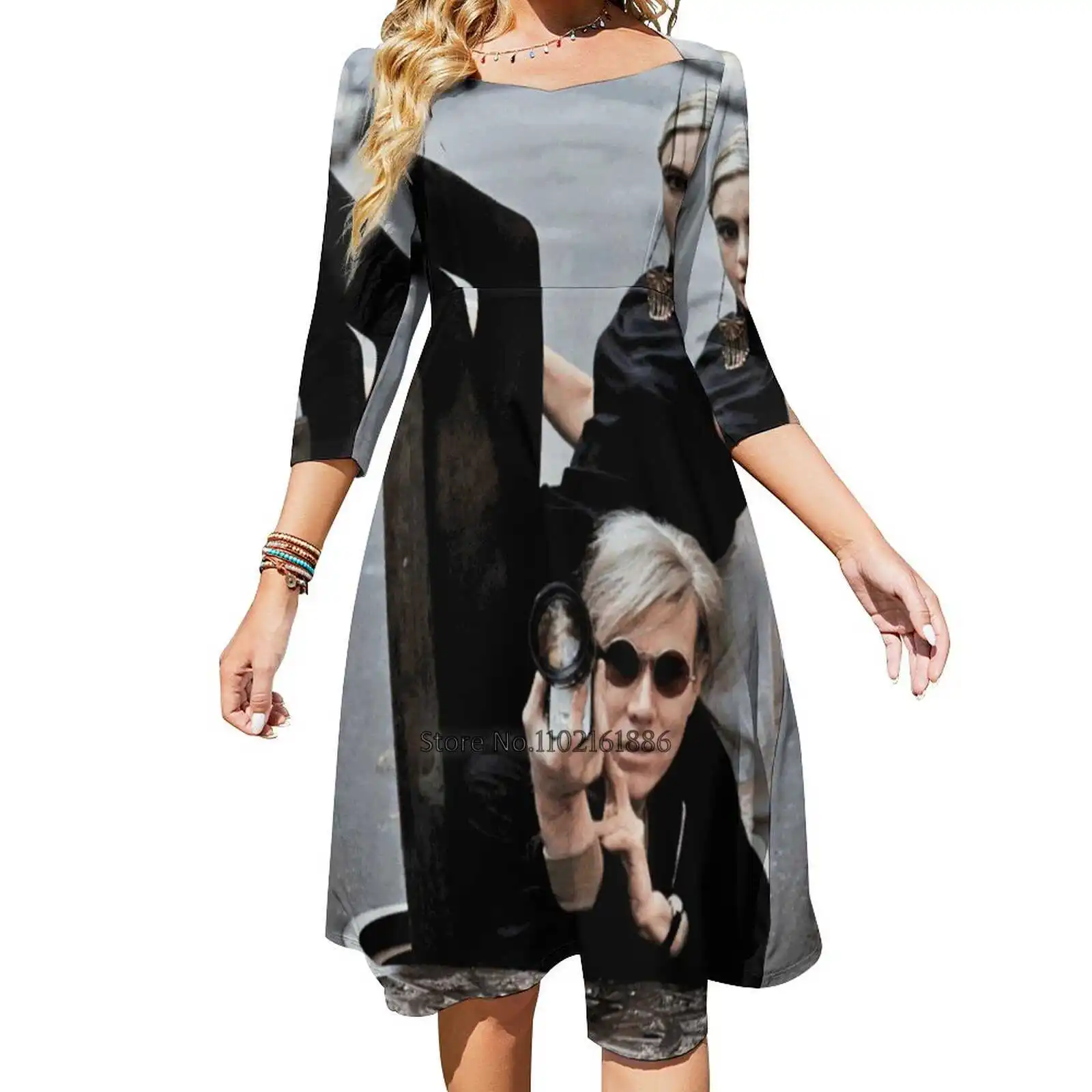 Платье Edie Sedgwick с квадратным вырезом, свободное модное дизайнерское платье с завязками на спине, с рисунком иконы Sixties, с открытой спиной, модный дизайн, большие размеры
Платье Edie Sedgwick с квадратным вырезом, свободное модное дизайнерское платье с завязками на спине, с рисунком иконы Sixties, с открытой спиной, модный дизайн, большие размеры