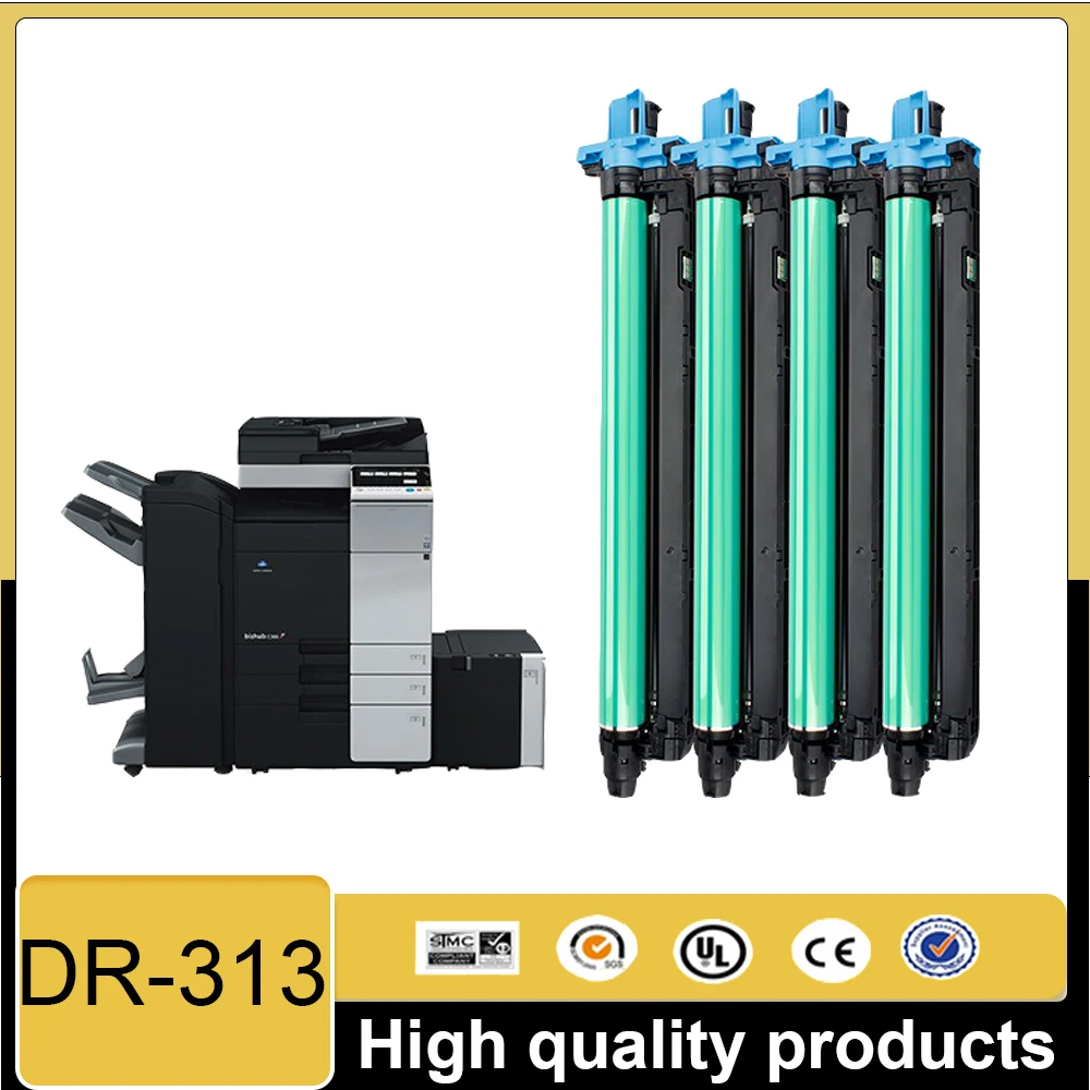 DR313K DR313 Drum Unit for KONICA MINOLTA Bizhub C258 C308 C368 C458 C558 C658 A7U40RD Black 120K A7U40TD CMY 90K
DR313K DR313 Drum Unit for KONICA MINOLTA Bizhub C258 C308 C368 C458 C558 C658 A7U40RD Black 120K A7U40TD CMY 90K
