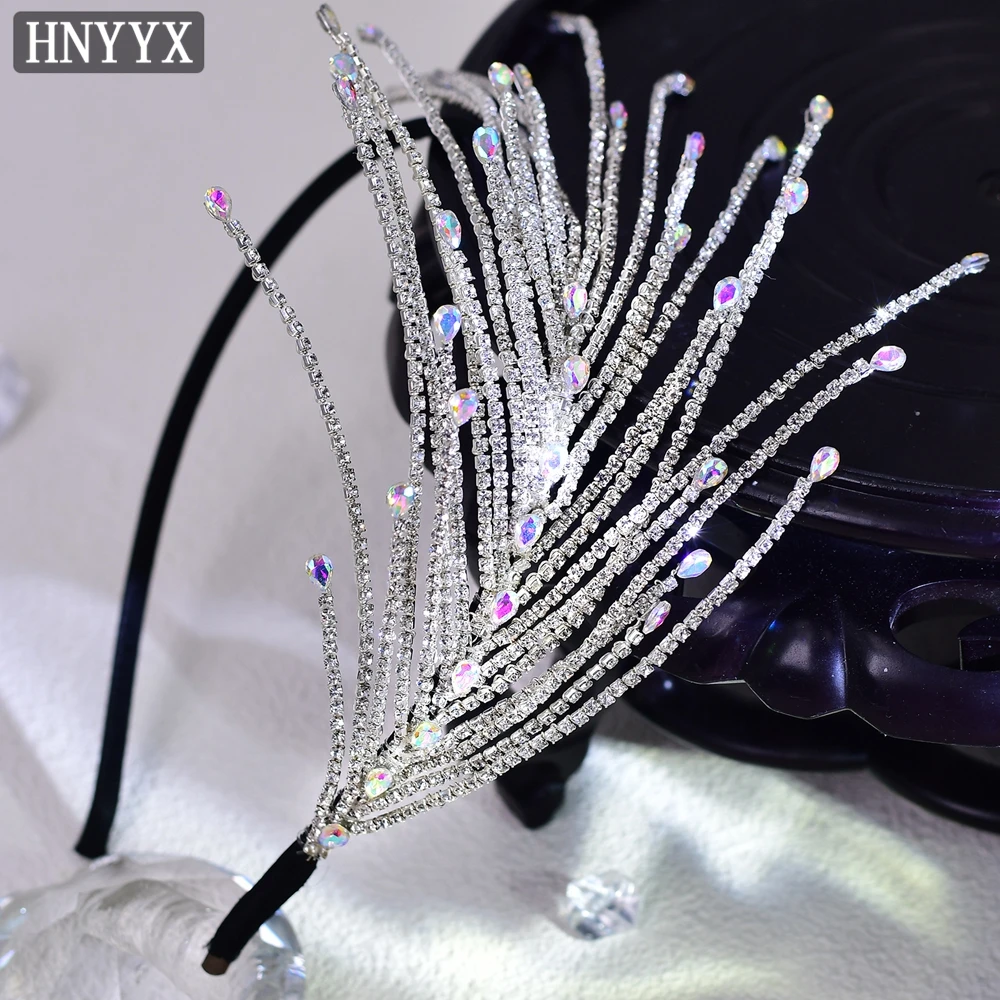 HNYYX Rhinestone Headband for Bridal Party Headpiece Hair Accessories Tiara for Women Crystal Jewelry Fairy Style Headwear A103
HNYYX Rhinestone Headband for Bridal Party Headpiece Hair Accessories Tiara for Women Crystal Jewelry Fairy Style Headwear A103