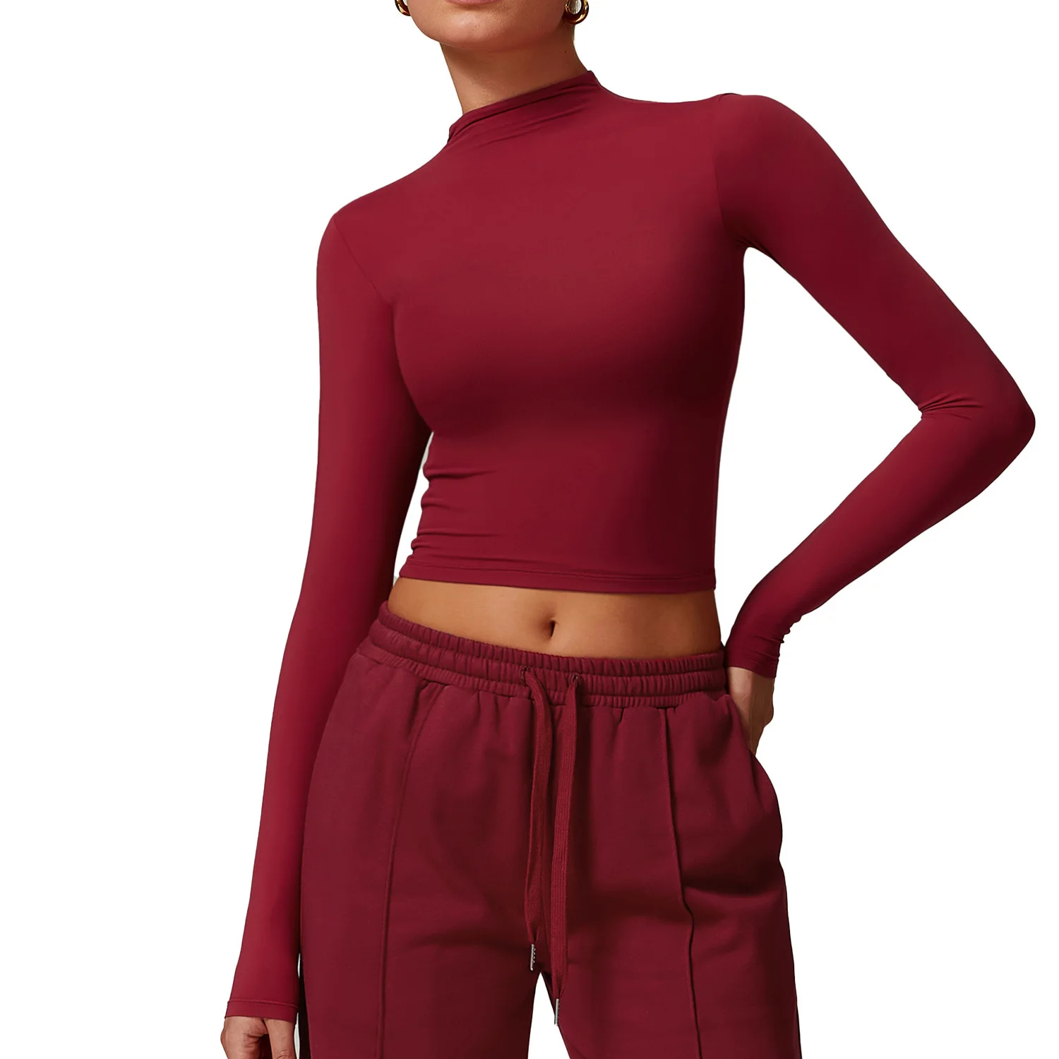 Women Yoga Shirts Long Sleeve Winter Fitness Running Gym Clothes Workout Dry Fit Breathable High Elastic Sports Top
Women Yoga Shirts Long Sleeve Winter Fitness Running Gym Clothes Workout Dry Fit Breathable High Elastic Sports Top