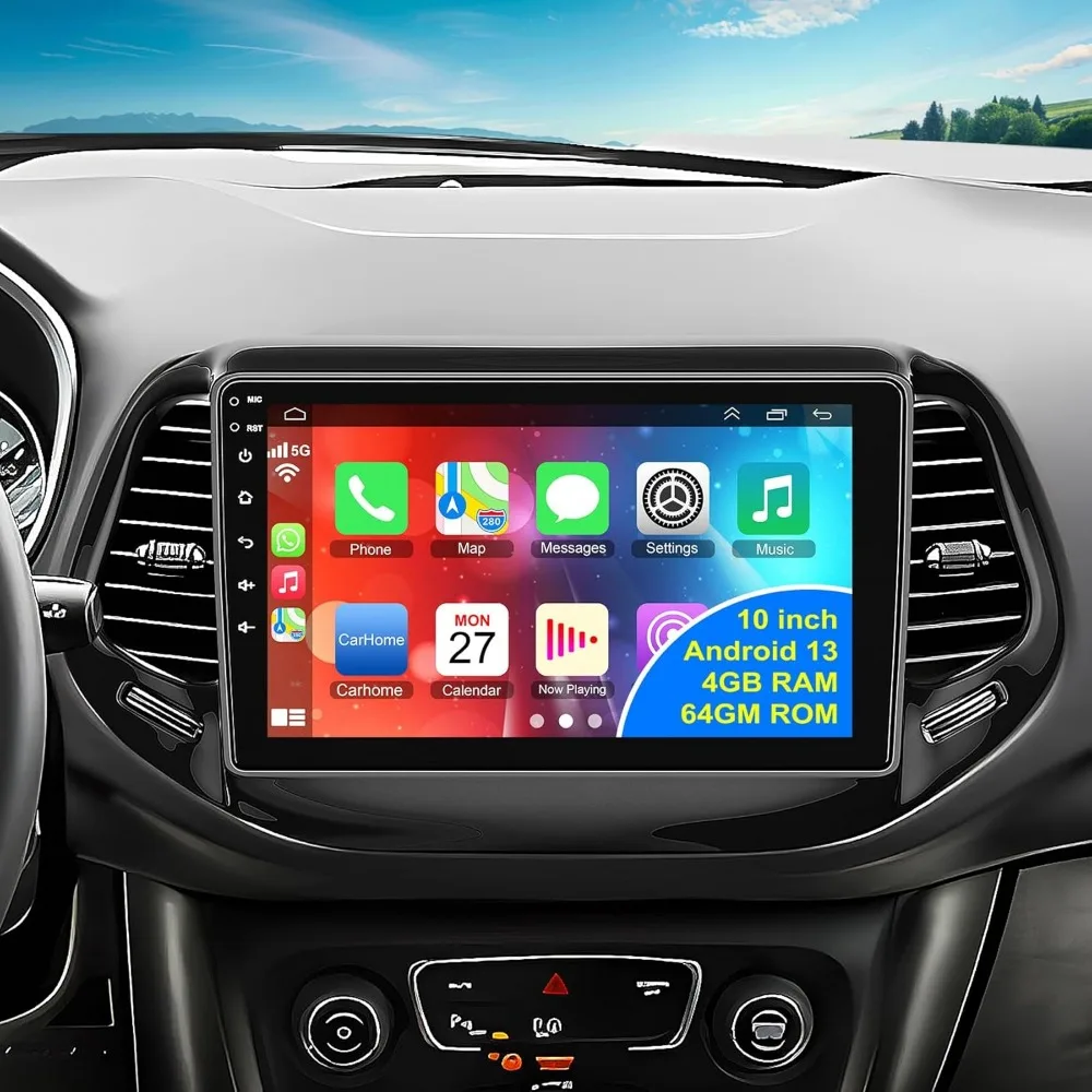4G 64G Bluetooth Car Radio for Jeep Compass 2017 2020 10 Inch HD Touch Screen CarPlay Android Auto GPS Navigation
4G 64G Bluetooth Car Radio for Jeep Compass 2017 2020 10 Inch HD Touch Screen CarPlay Android Auto GPS Navigation