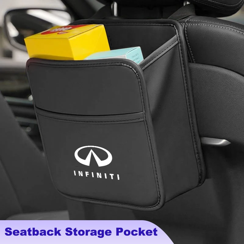 Leather Car Seat Back Storage Bag Hanging Pocket Accessories For Infiniti Q50 FX35 Q30 G37 Q70 QX70 G35 Q60 QX50 QX60 QX80 QX30
Leather Car Seat Back Storage Bag Hanging Pocket Accessories For Infiniti Q50 FX35 Q30 G37 Q70 QX70 G35 Q60 QX50 QX60 QX80 QX30