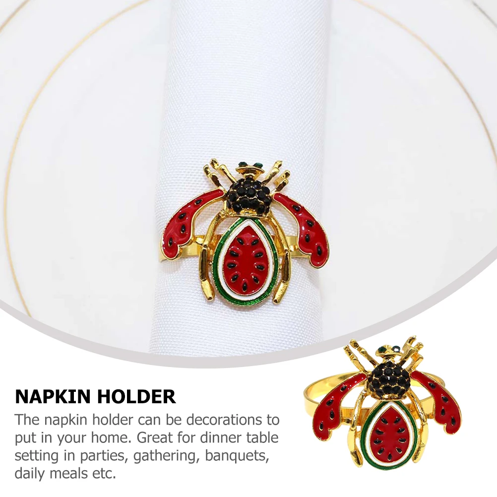 6pcs Napkin Hawaiian Bee Decorative Tableware Party Wedding Banquet Farmhouse Farmhouse Napkin Rings Napkins Holder
6pcs Napkin Hawaiian Bee Decorative Tableware Party Wedding Banquet Farmhouse Farmhouse Napkin Rings Napkins Holder