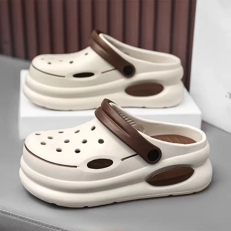 Women's Summer Hole Shoes Thick-soled Wear-resistant Comfortable Non-slip Slippers Wear Beach Cool Sandels
Women's Summer Hole Shoes Thick-soled Wear-resistant Comfortable Non-slip Slippers Wear Beach Cool Sandels