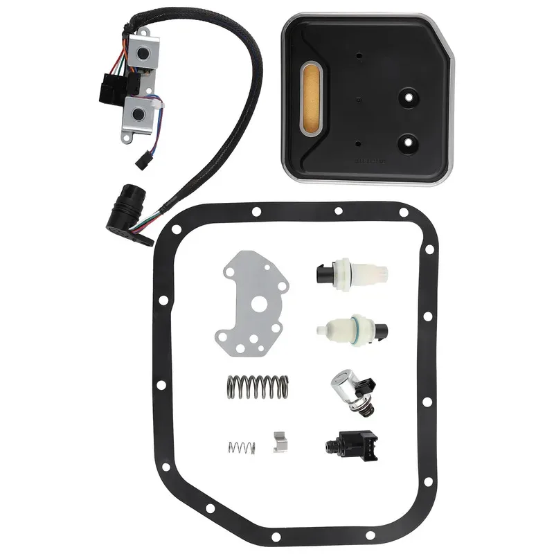 Transmission Filter Solenoid Sensor Set for Jeep Dodge Durango Dakota 46RE 47RE 4617210 4800879 495997487
Transmission Filter Solenoid Sensor Set for Jeep Dodge Durango Dakota 46RE 47RE 4617210 4800879 495997487