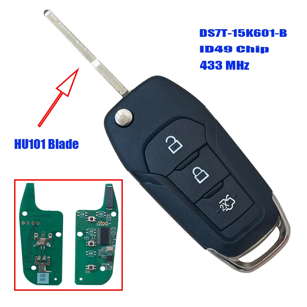 Car Remote Control Key For Ford Escort Fusion 2013-2016 ID49 Chip 433Mhz FCCID N5F-A08TBA Auto Smart DS7T-15K601-B
Car Remote Control Key For Ford Escort Fusion 2013-2016 ID49 Chip 433Mhz FCCID N5F-A08TBA Auto Smart DS7T-15K601-B