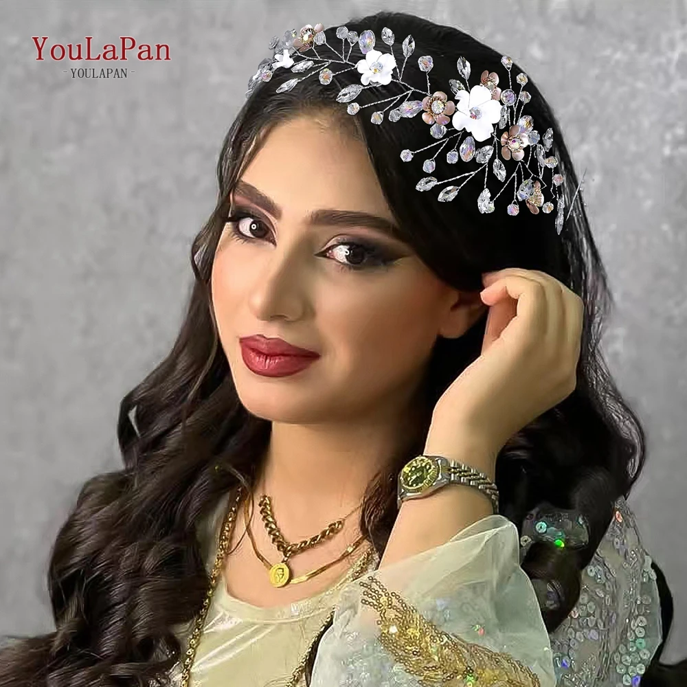 YouLaPan Shining Wedding Rhinestone Headband Bride Flower Headwear Elegant Women Headpiece Banquet Party Crystal Headpiece HP862
YouLaPan Shining Wedding Rhinestone Headband Bride Flower Headwear Elegant Women Headpiece Banquet Party Crystal Headpiece HP862