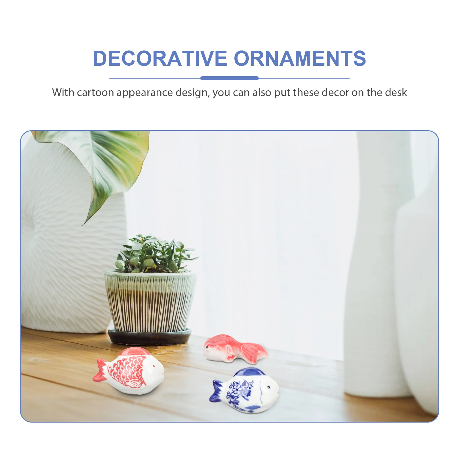 3Pcs Ceramic Floating Fishes Aquarium Adornments Decorative Fish Tank Accessories Realistic Fine Workmanship Ceramic Floating 
3Pcs Ceramic Floating Fishes Aquarium Adornments Decorative Fish Tank Accessories Realistic Fine Workmanship Ceramic Floating