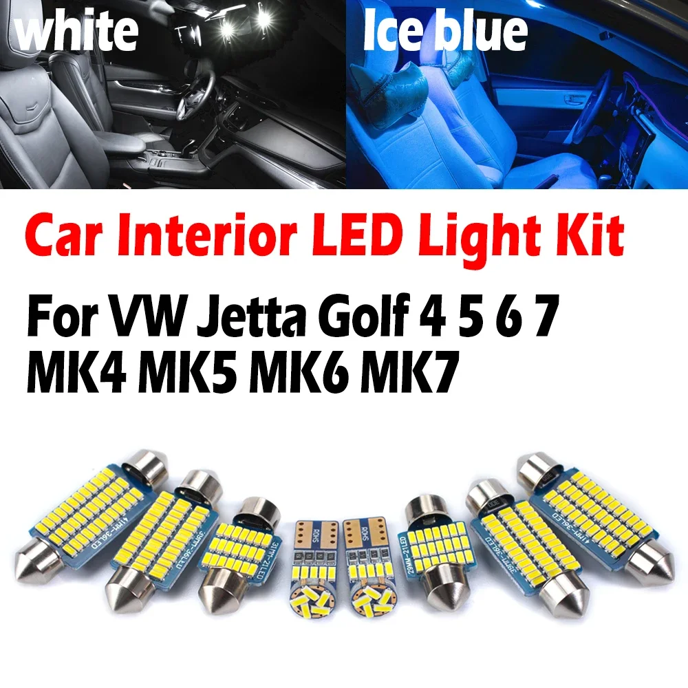 For Volkswagen VW Jetta Golf 4 5 6 7 MK4 MK5 MK6 MK7 Car LED Interior Light Kit Map Dome Glove Box Lamp Auto Accessories
For Volkswagen VW Jetta Golf 4 5 6 7 MK4 MK5 MK6 MK7 Car LED Interior Light Kit Map Dome Glove Box Lamp Auto Accessories