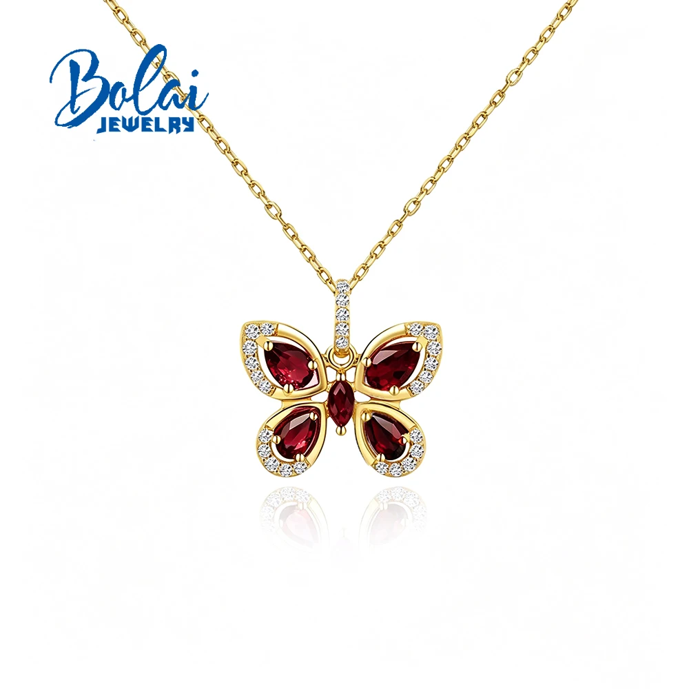 women's pendant Butterfly Design 925 sterling silver necklace natural garnet fine jewelry for proposal gifts
women's pendant Butterfly Design 925 sterling silver necklace natural garnet fine jewelry for proposal gifts