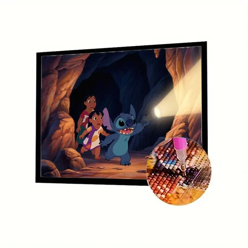 5D DIY Full Drill Diamond Painting Kit - Cute Disney Lilo & Stitch Cartoon Adventure - Stitch & Friends Exploring Cave with Flas
5D DIY Full Drill Diamond Painting Kit - Cute Disney Lilo & Stitch Cartoon Adventure - Stitch & Friends Exploring Cave with Flas