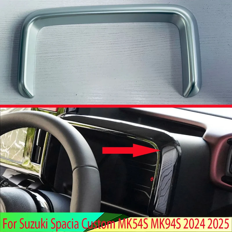 Для Suzuki Spacia Custom MK54S MK94S 2024 2025 автомобильные аксессуары ABS интерьерная приборная панель вокруг отделки
Для Suzuki Spacia Custom MK54S MK94S 2024 2025 автомобильные аксессуары ABS интерьерная приборная панель вокруг отделки