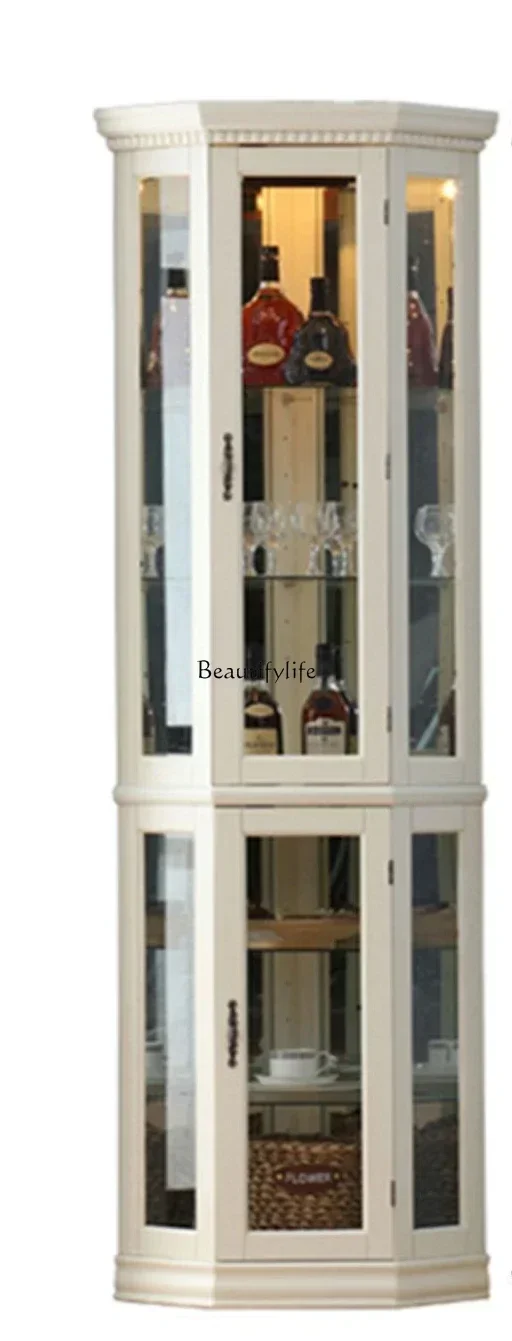 44Solid Wood Corner Cabinet Living Room Corner Storage Side Turn Display Cabinet
44Solid Wood Corner Cabinet Living Room Corner Storage Side Turn Display Cabinet