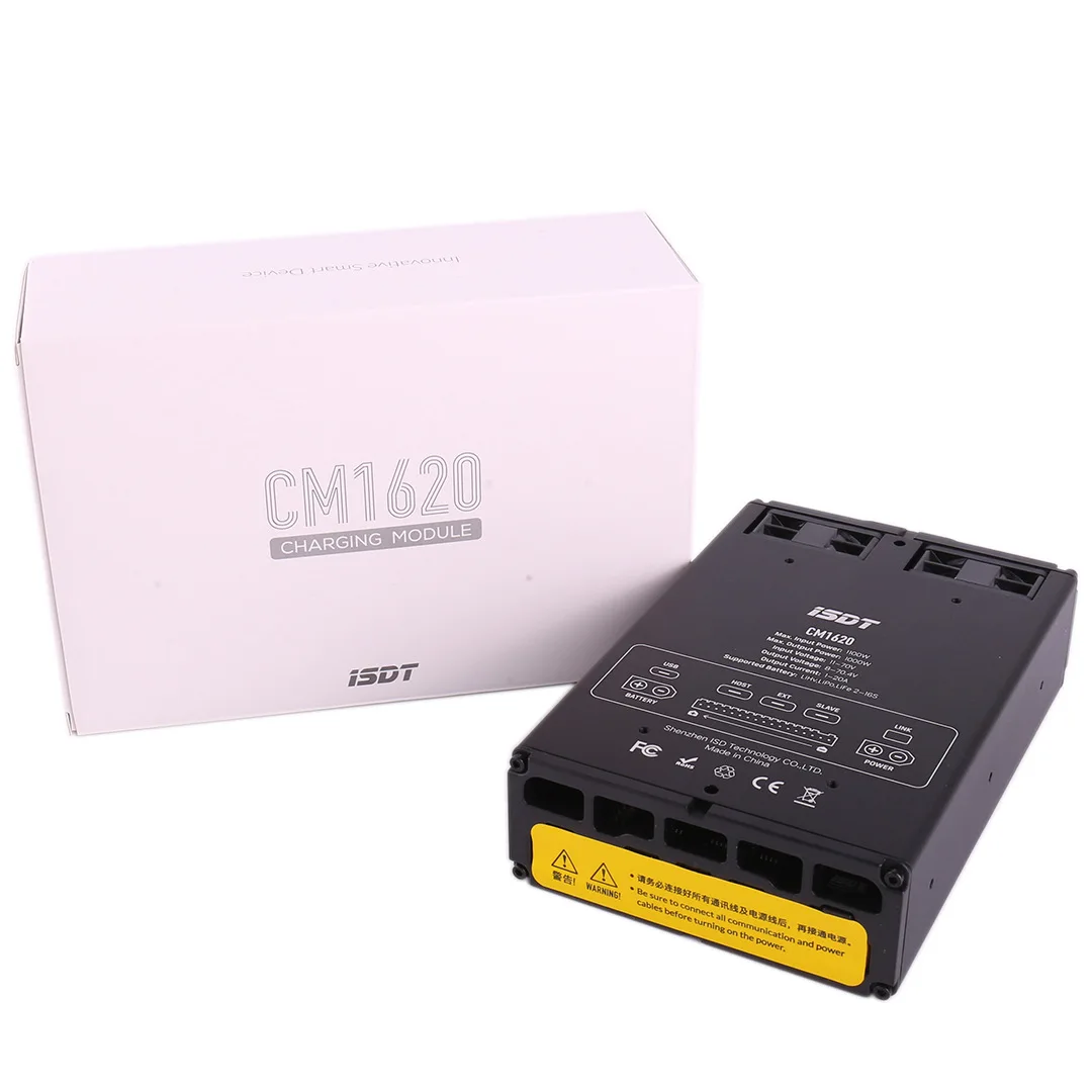 ISDT Esther CM1620 Charging Module 2-16S 1000W 20A Charging Module Lithium High Current
ISDT Esther CM1620 Charging Module 2-16S 1000W 20A Charging Module Lithium High Current