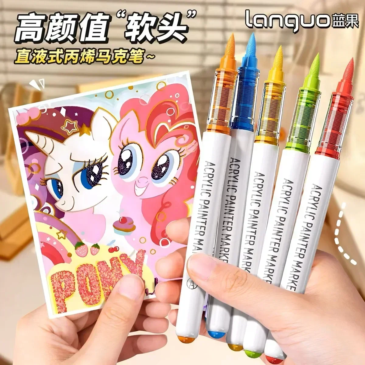 207/9 Direct Liquid Acrylic Paint Pens Brush Color Marker Pen for Rock Painting Stone Christmas DIY Art Supplies Stationery
207/9 Direct Liquid Acrylic Paint Pens Brush Color Marker Pen for Rock Painting Stone Christmas DIY Art Supplies Stationery