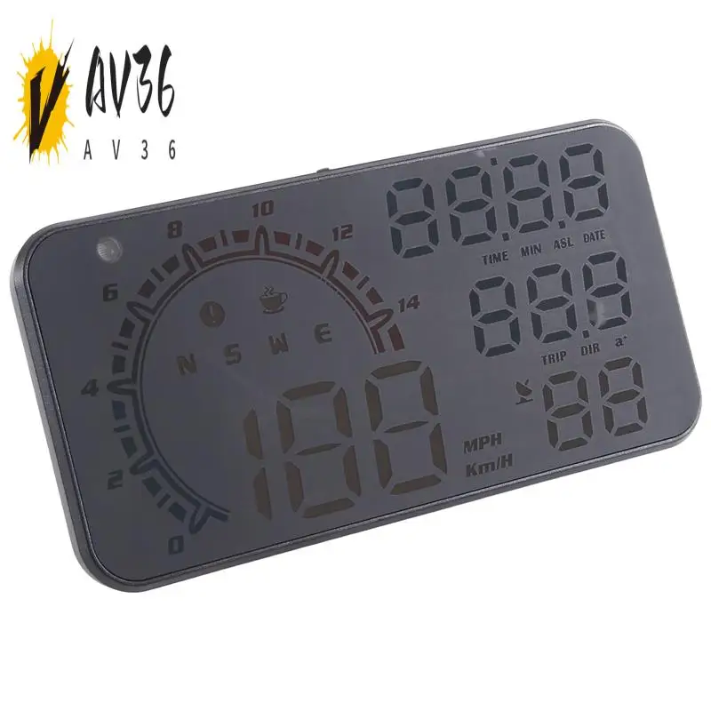 AV36-G11 HUD Head-Up Display GPS Car Display Speeding Alarm Driving Speed Universal Black Durable Easy To Use
AV36-G11 HUD Head-Up Display GPS Car Display Speeding Alarm Driving Speed Universal Black Durable Easy To Use