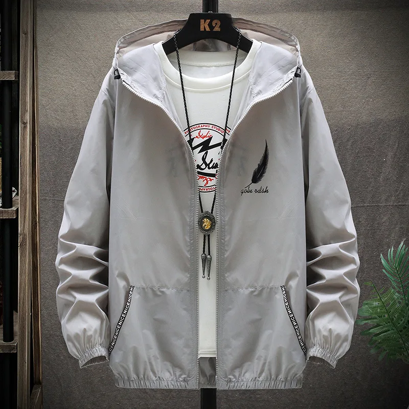 Men's Summer Jacket Ultra-thin Suntan-proof Outerwear Breathable Gradient Color Hooded UV-protection Windbreaker Coats Male
Men's Summer Jacket Ultra-thin Suntan-proof Outerwear Breathable Gradient Color Hooded UV-protection Windbreaker Coats Male