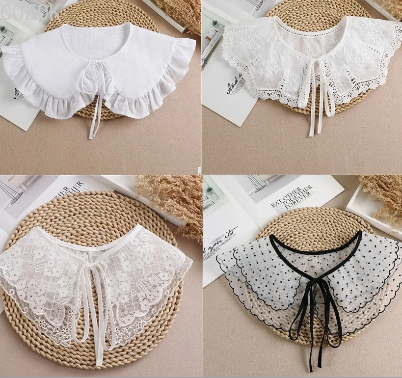 Summer Bow Tie Shawl White Fake Collars for Women Removable Dress Detachable Collar Wrap Shawl 2023 False Collar Decor
Summer Bow Tie Shawl White Fake Collars for Women Removable Dress Detachable Collar Wrap Shawl 2023 False Collar Decor