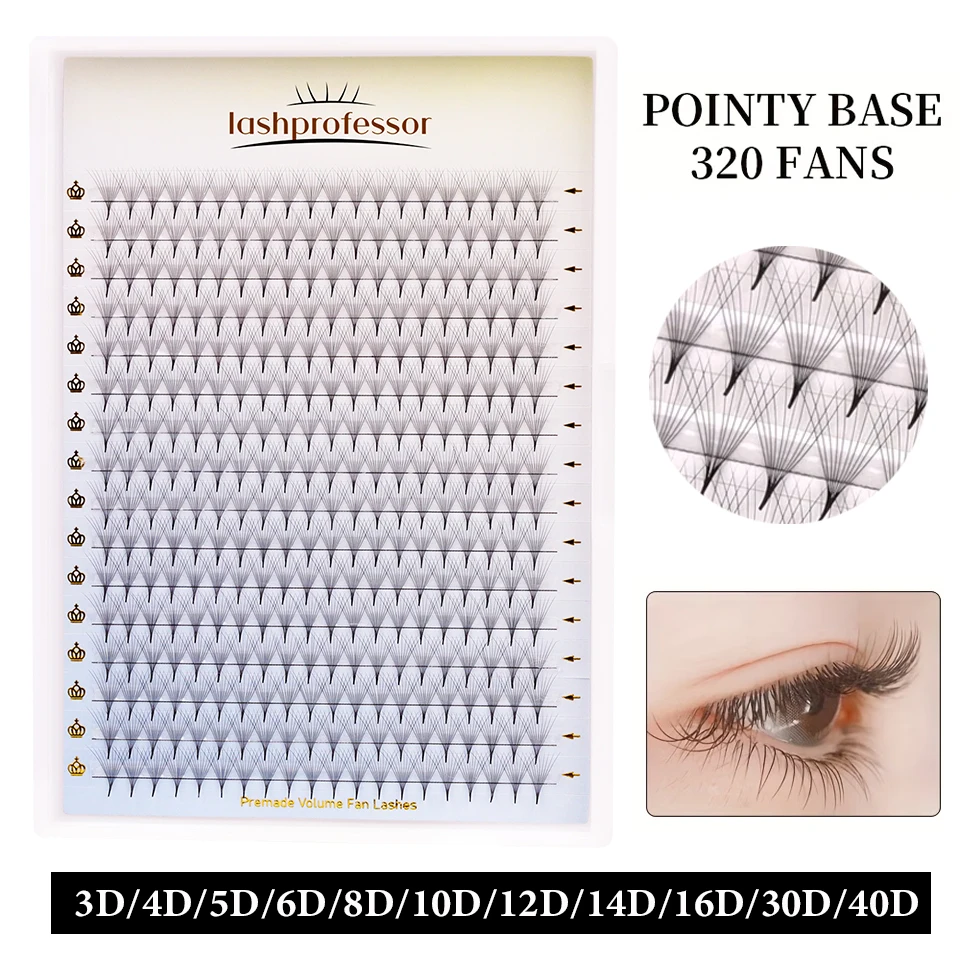 Lashprofessor 8mm-15mm Premade Volume Fans Russian Premade Eyelash Extension Super Soft Faux Mink Lash Pointy Base Eyelash Cilia
Lashprofessor 8mm-15mm Premade Volume Fans Russian Premade Eyelash Extension Super Soft Faux Mink Lash Pointy Base Eyelash Cilia