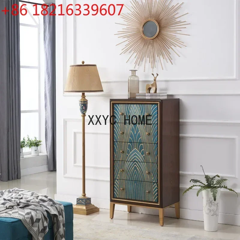 Solid Wood Chest of Drawer Bedroom Storage Cabinet Living Room Curio Cabinet
Solid Wood Chest of Drawer Bedroom Storage Cabinet Living Room Curio Cabinet