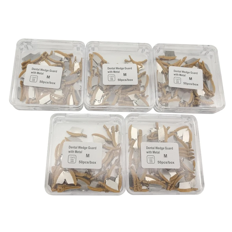 5Box 250pcs Dental Wedge Prime Teeth Interproximal Wedge Guard With Metal Plastic Wedge Knife With Dental Steel Matrix S/M/L
5Box 250pcs Dental Wedge Prime Teeth Interproximal Wedge Guard With Metal Plastic Wedge Knife With Dental Steel Matrix S/M/L