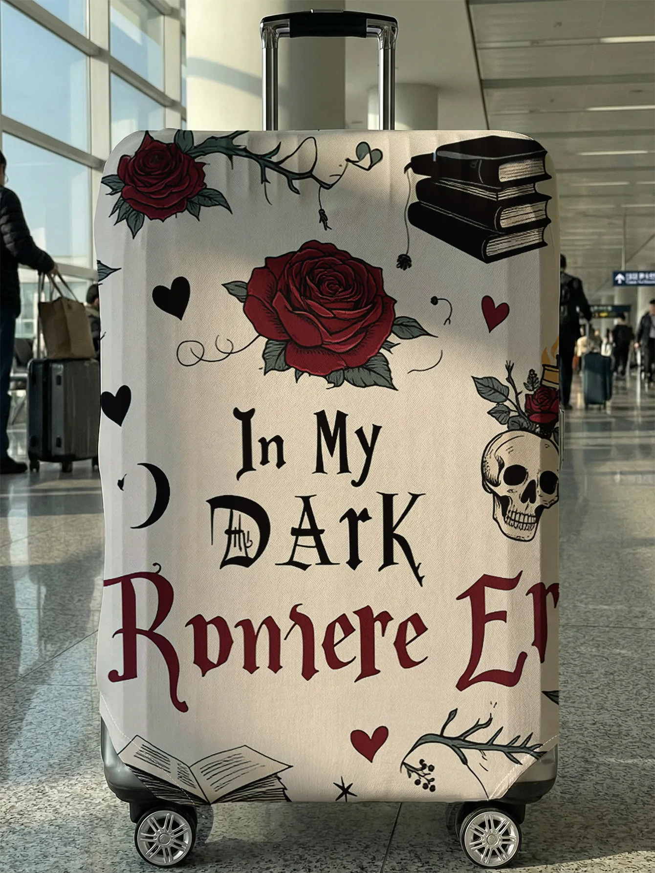 In My Dark Romance Era Print Luggage Cover, Suitable for 18-32 Inch Luggage Cover, Luggage Handle Glove, Travel Accessories
In My Dark Romance Era Print Luggage Cover, Suitable for 18-32 Inch Luggage Cover, Luggage Handle Glove, Travel Accessories