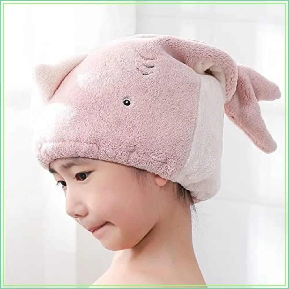 Hair Drying Towel for Girls, Cute Cartoon Absorbent Quick Dry Bath Wrap for Bathing, Spa, Swimming Pool, Soft Microfiber Cap for Curly & Wet Hair
Hair Drying Towel for Girls, Cute Cartoon Absorbent Quick Dry Bath Wrap for Bathing, Spa, Swimming Pool, Soft Microfiber Cap for Curly & Wet Hair