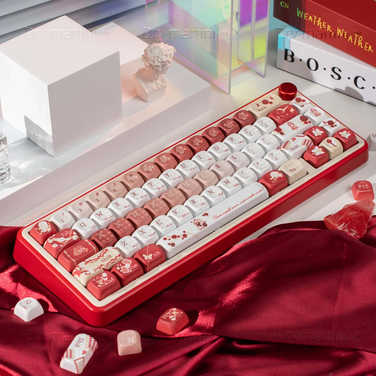Rose Keycap MO Mechanical Keyboard Hand Drawn Ball Cap PBT Sublimation 61 68 75 87 98 100
Rose Keycap MO Mechanical Keyboard Hand Drawn Ball Cap PBT Sublimation 61 68 75 87 98 100