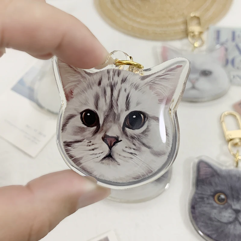 Customized pet photo keychain ornament acrylic cute little dog cat pendant commemorative DIY couple chain gift
Customized pet photo keychain ornament acrylic cute little dog cat pendant commemorative DIY couple chain gift