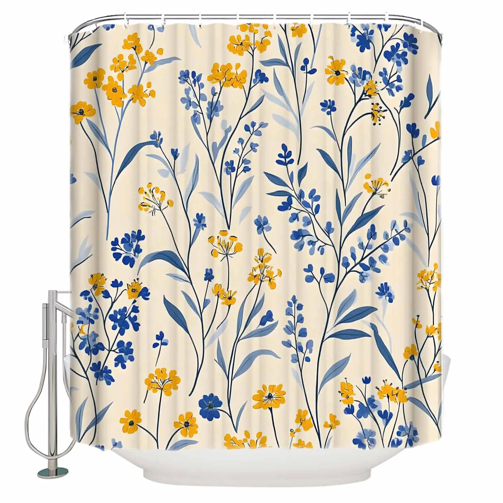 Modernism Daisy Flower Plant Shower Curtains Waterproof Bath Curtains Home Decor Modern Luxury Bathroom Curtain
Modernism Daisy Flower Plant Shower Curtains Waterproof Bath Curtains Home Decor Modern Luxury Bathroom Curtain