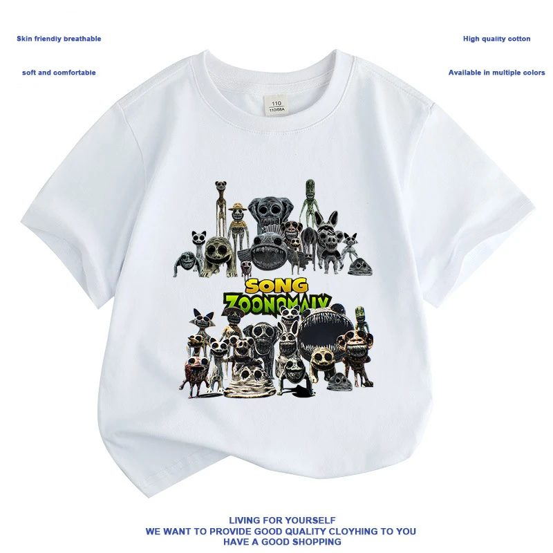 2024 New Anime Game Game Zoonomaly Summer Cotton Loose Comfortable Kids T-shirt Cosplay Clothes Boy Girl Birthday Gift Clothing
2024 New Anime Game Game Zoonomaly Summer Cotton Loose Comfortable Kids T-shirt Cosplay Clothes Boy Girl Birthday Gift Clothing