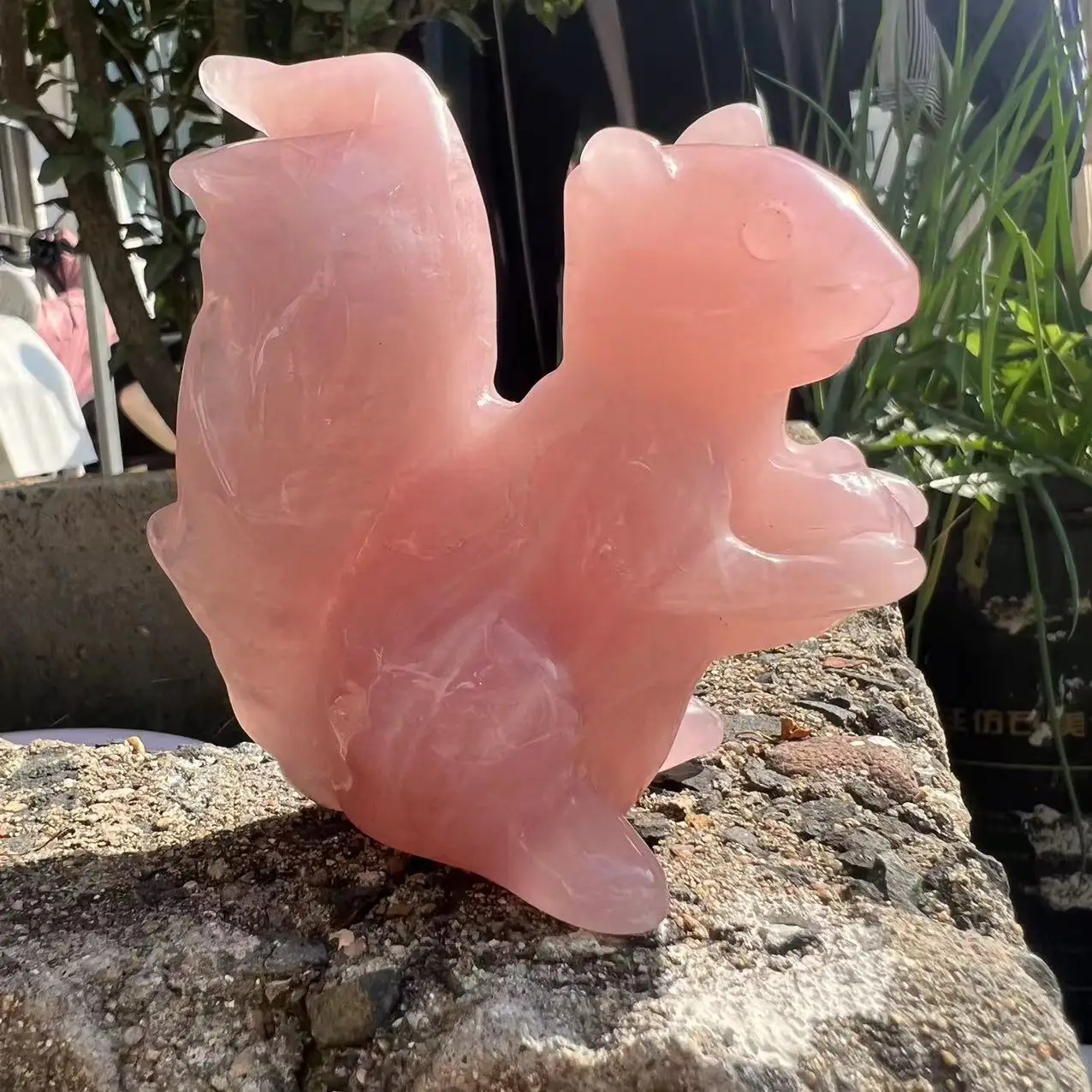 9CM Natural Stone rose Hand Made Carved Squirrel Crystal Fashion Carved Animal Figurine Gifts
9CM Natural Stone rose Hand Made Carved Squirrel Crystal Fashion Carved Animal Figurine Gifts