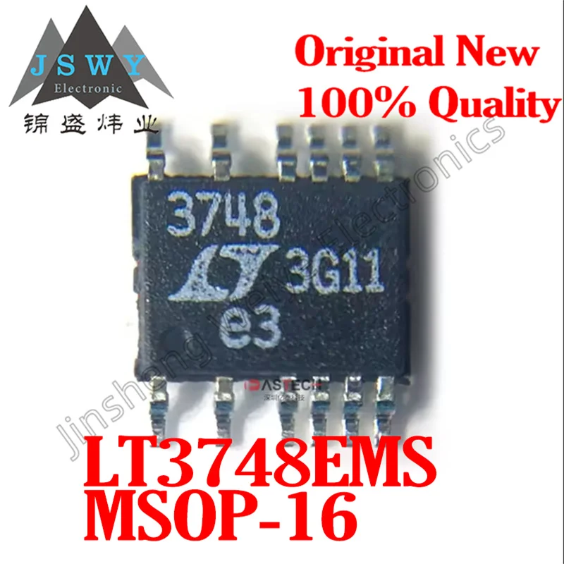 (1/10 pieces) LT3748EMS LT3748 MSOP16 100% brand new original DC/DC controller chip in stock with fast shipping
(1/10 pieces) LT3748EMS LT3748 MSOP16 100% brand new original DC/DC controller chip in stock with fast shipping
