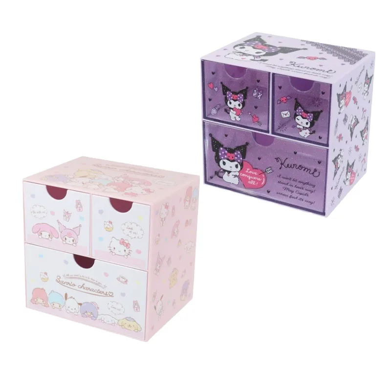 Hello Kitty Kawaii Kuromi My Melody Three Drawer Desktop Organizer Anime Sanrioed Girl Heart Cute Multifunctional Storage Box
Hello Kitty Kawaii Kuromi My Melody Three Drawer Desktop Organizer Anime Sanrioed Girl Heart Cute Multifunctional Storage Box
