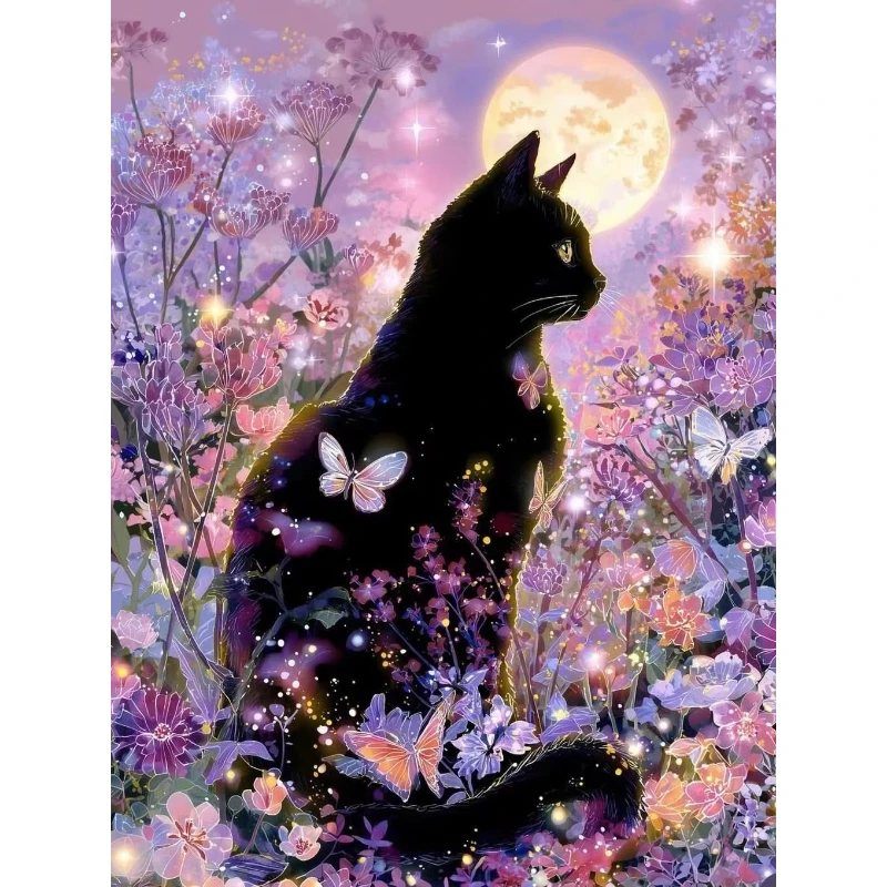 Jigsaw Puzzle 500 1000 1200 2000pcs Mysterious Black Cat Sitting Among Colorful Flowers for Adults Stress Relief Relax Activity
Jigsaw Puzzle 500 1000 1200 2000pcs Mysterious Black Cat Sitting Among Colorful Flowers for Adults Stress Relief Relax Activity