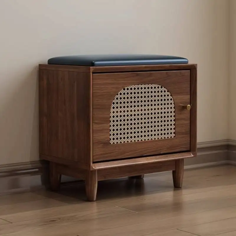 Rattan Wooden Shoe Cabinet Entryway Nordic Cushion Apartments Bench Shoe Cabinet Organizers Storage Meuble Chaussure Furniture
Rattan Wooden Shoe Cabinet Entryway Nordic Cushion Apartments Bench Shoe Cabinet Organizers Storage Meuble Chaussure Furniture
