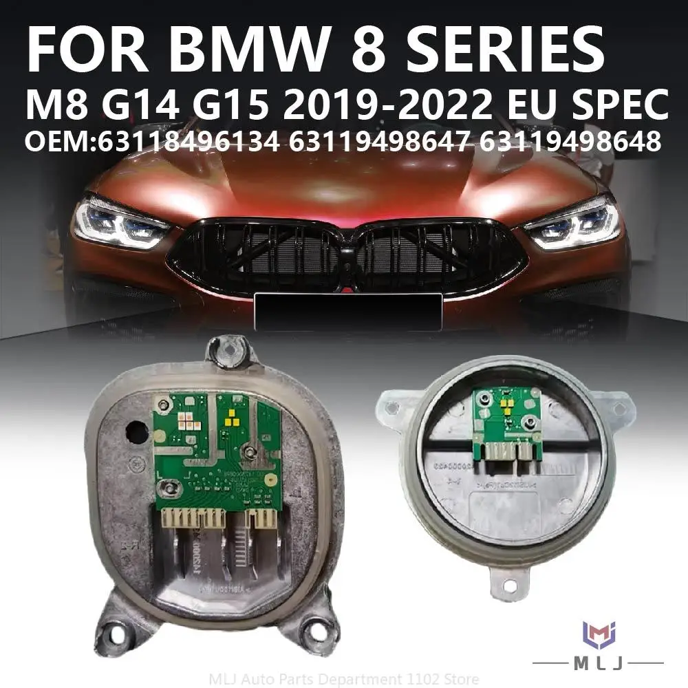 63118496134 63119498647 63119498648 EU Specification For 2019-2022 BMW 8 Series M8 G14 G15 G16 LED DRL Angel Eye Module Unit
63118496134 63119498647 63119498648 EU Specification For 2019-2022 BMW 8 Series M8 G14 G15 G16 LED DRL Angel Eye Module Unit
