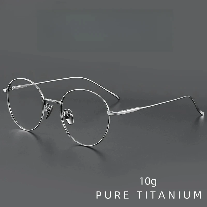 Vintage Comfortable Eyeglasses Fashion Round Pure Titanium Eyewear Luxury Prescription Glasses Frame for Men Women ST1644
Vintage Comfortable Eyeglasses Fashion Round Pure Titanium Eyewear Luxury Prescription Glasses Frame for Men Women ST1644
