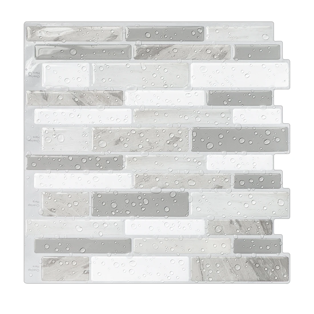 Grey Peel and Stick Wall Tile for Kitchen Bathroom Decoration 3D Self-adhesive Sticker PU Waterproof
Grey Peel and Stick Wall Tile for Kitchen Bathroom Decoration 3D Self-adhesive Sticker PU Waterproof