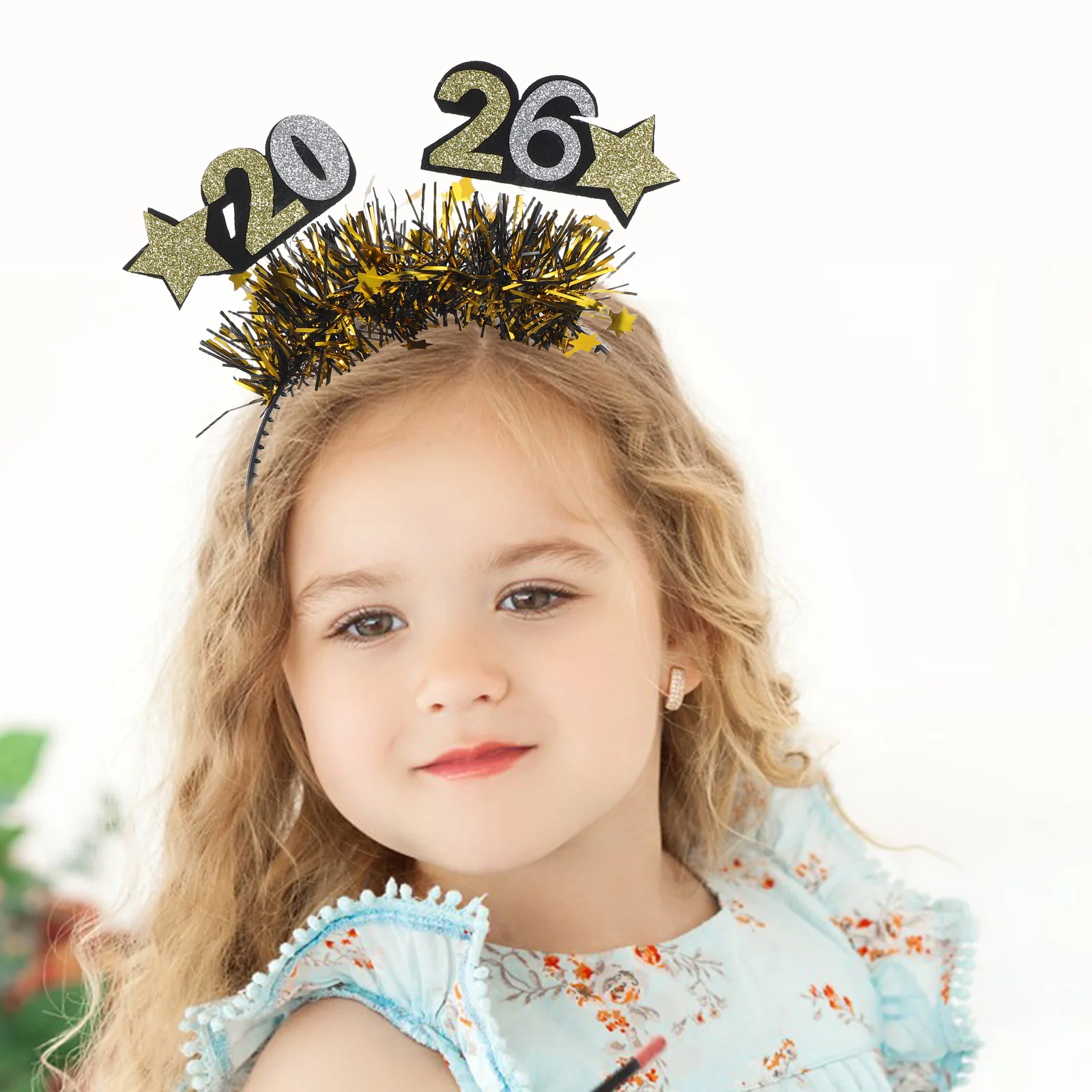 4pcs 2026 New Year Headband Glitter Star Hair Hoop Party Headdress For Graduation Celebration Festive Accessories Eve Decoration
4pcs 2026 New Year Headband Glitter Star Hair Hoop Party Headdress For Graduation Celebration Festive Accessories Eve Decoration