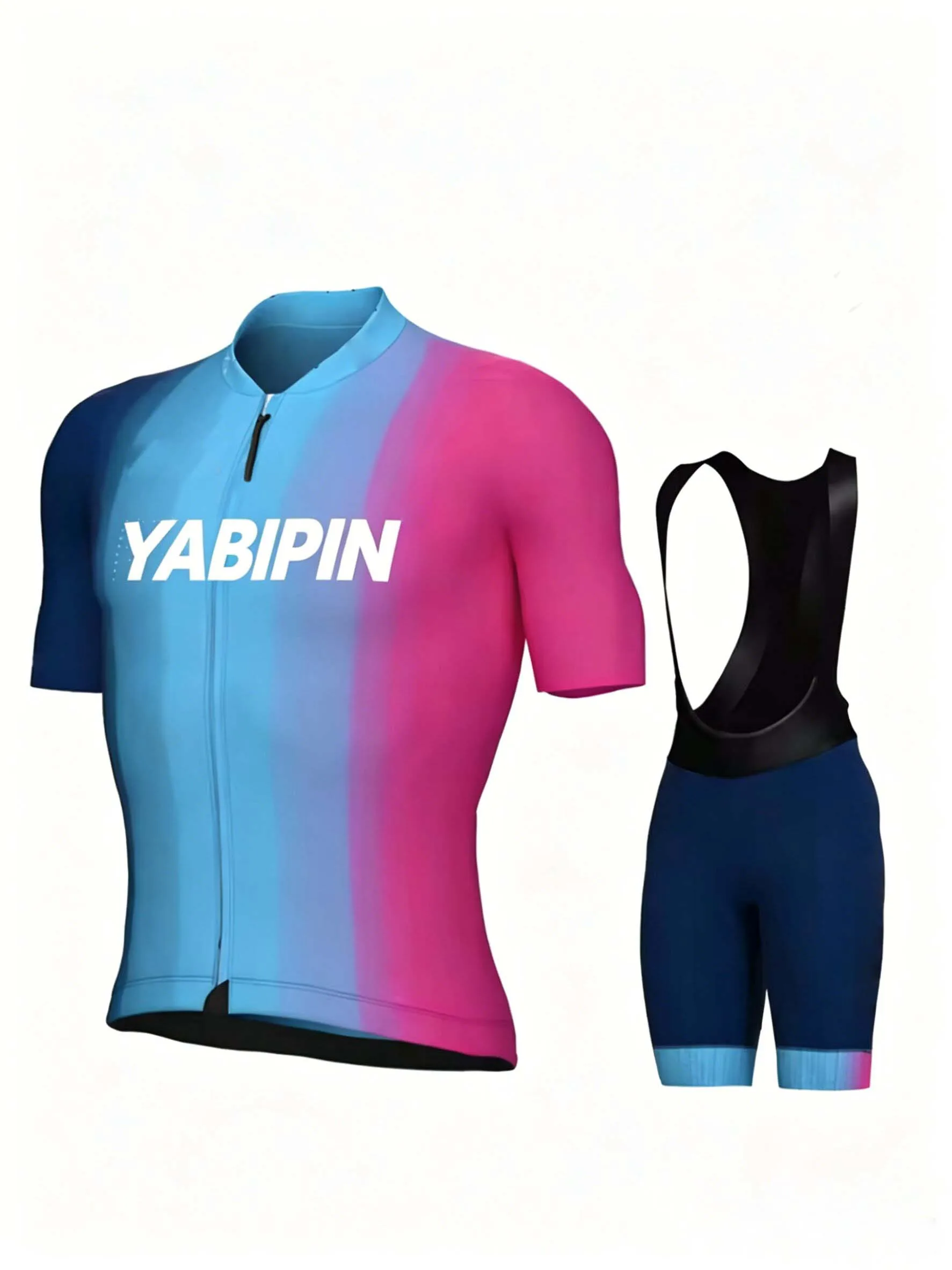 Men’s Cycling Bib Shorts Set, Short Sleeve Stand Collar Letter Graphic, Lightweight Quick Dry Breathable Sportswear
Men’s Cycling Bib Shorts Set, Short Sleeve Stand Collar Letter Graphic, Lightweight Quick Dry Breathable Sportswear