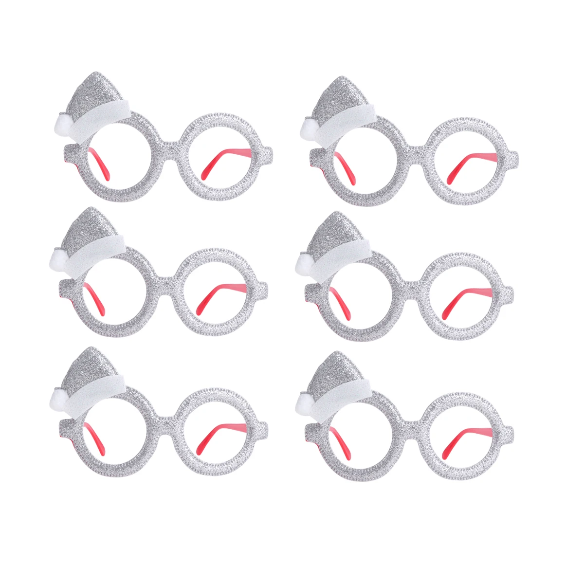 6PCS Christmas Santa Hat Lightweight Fun Party Props Decorations Kids Christmas Glasses Adults Cosplay Masquerade Gifts
6PCS Christmas Santa Hat Lightweight Fun Party Props Decorations Kids Christmas Glasses Adults Cosplay Masquerade Gifts