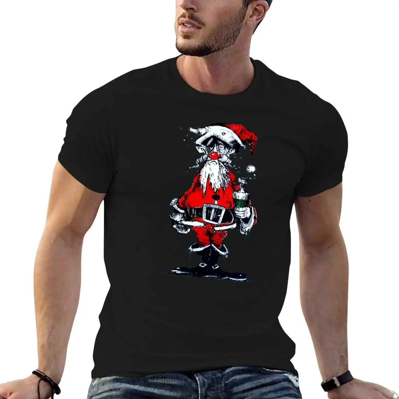 Vintage Drunken Santa Claus T-Shirt man t shirt graphic t shirts for man cotton funny t shirts for man graphic tees T-shirt
Vintage Drunken Santa Claus T-Shirt man t shirt graphic t shirts for man cotton funny t shirts for man graphic tees T-shirt