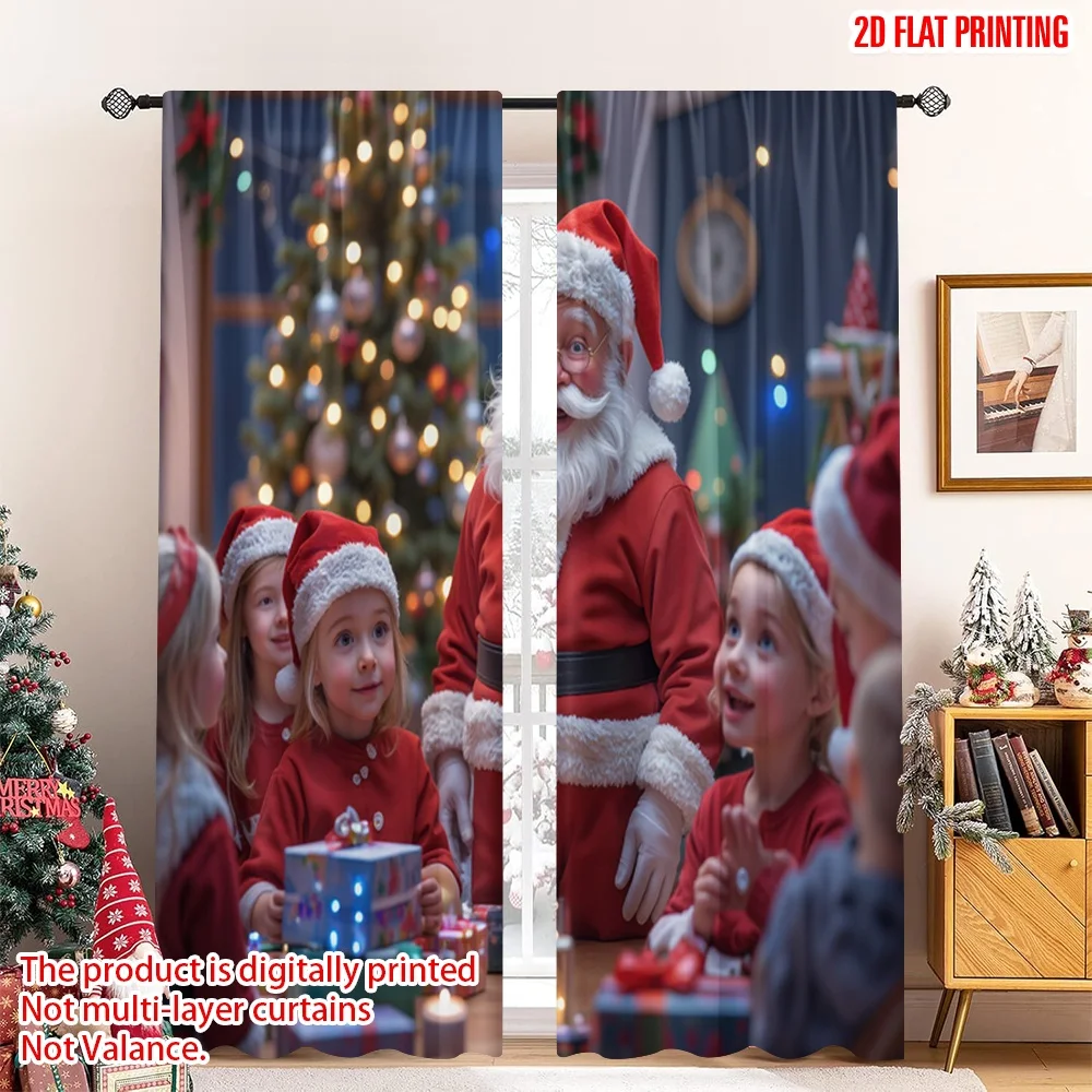 2pcs 2D flat printing Christmas Curtains Santa's Workshop Elf Making Toys 100% Polyester Without Electricity Festive Curtains
2pcs 2D flat printing Christmas Curtains Santa's Workshop Elf Making Toys 100% Polyester Without Electricity Festive Curtains