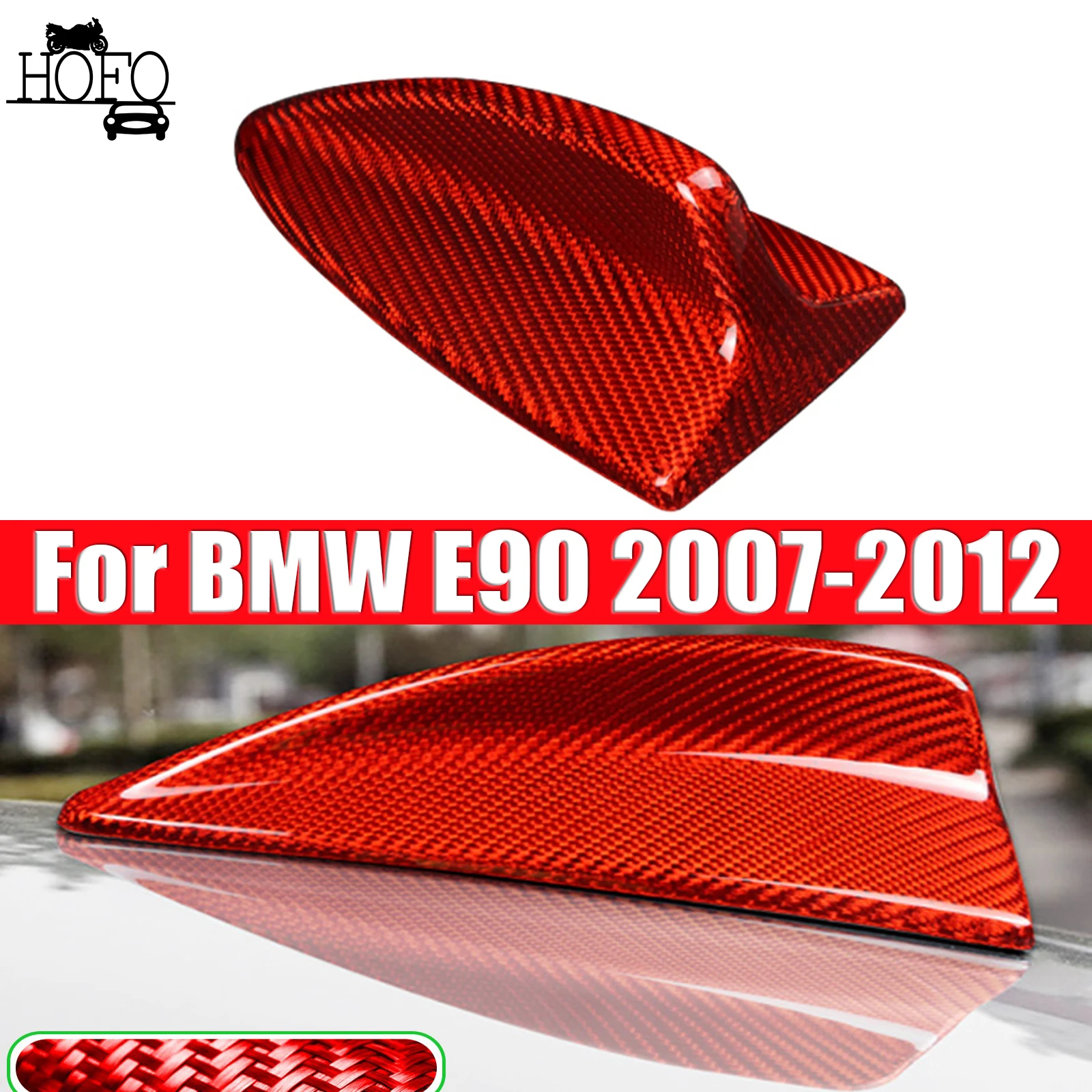 Car Roof Shark Fin Antenna Base Trim Cover Real Carbon Fiber For BMW E90 2007-2012 E46 2004-2006 E92 2006-2010
Car Roof Shark Fin Antenna Base Trim Cover Real Carbon Fiber For BMW E90 2007-2012 E46 2004-2006 E92 2006-2010